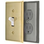 Forged Brass Switch Plate Covers