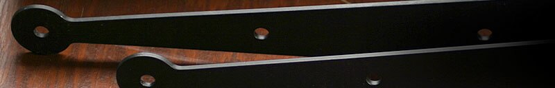 Solid Cast Iron Shutter Strap Hinges