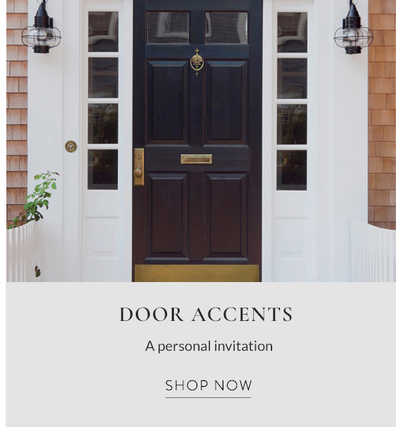 Dial in the details to make your front door shine - shop door accessories