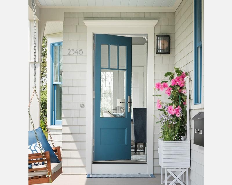 create a welcoming entry with stylish and functional accents