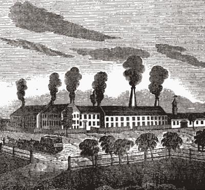 1820s glass factory in Sandwich, Massachusetts