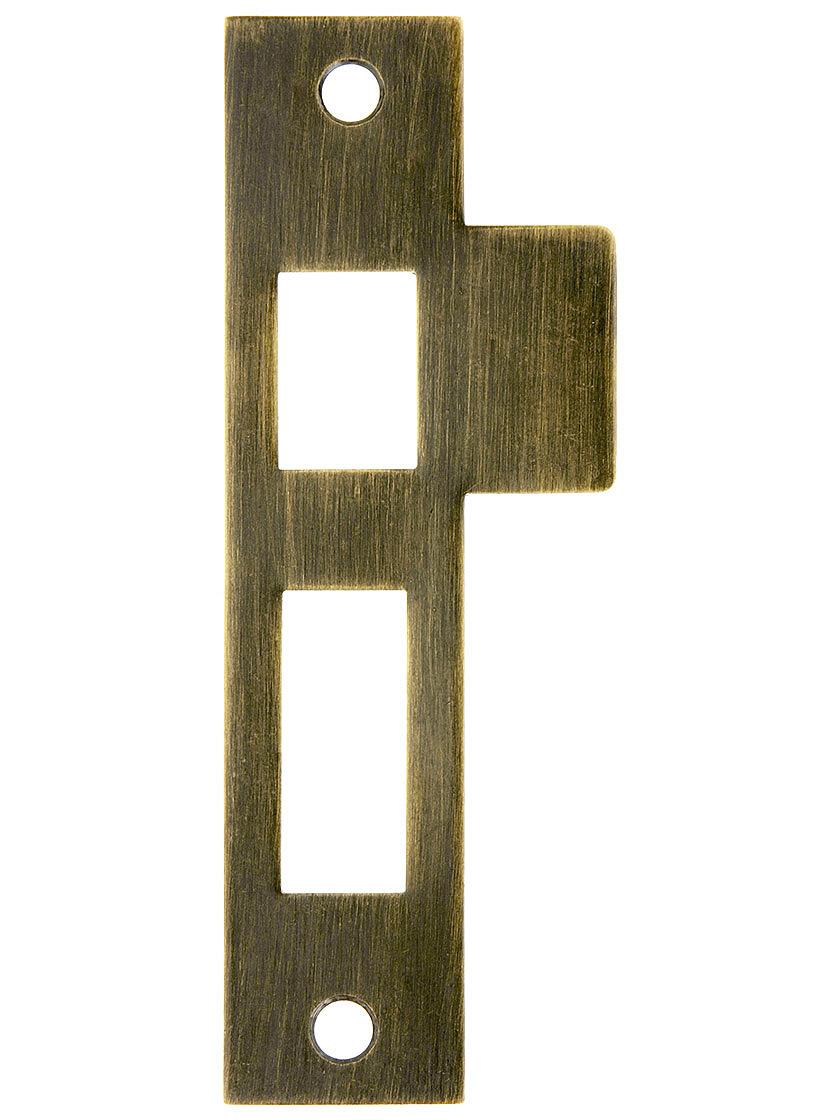 4 12 Solid-Brass Mortise Strike Plate | House of Antique Hardware