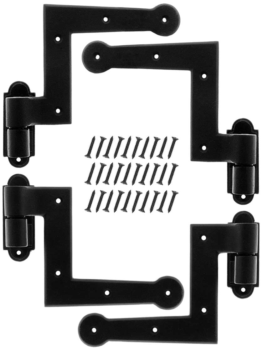 Set of New York Style Shutter Hinges For New Construction | House of ...