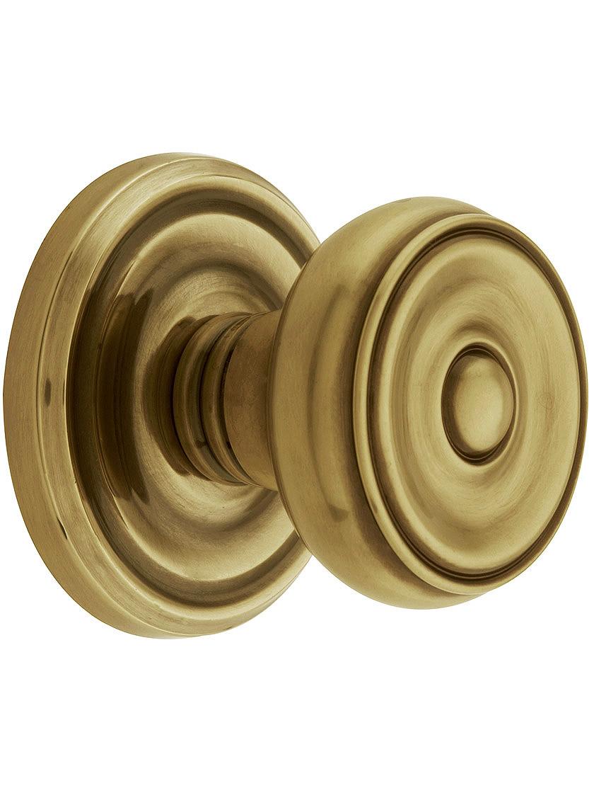 Classic Rosette Set With Waverly Door Knobs | House of Antique Hardware