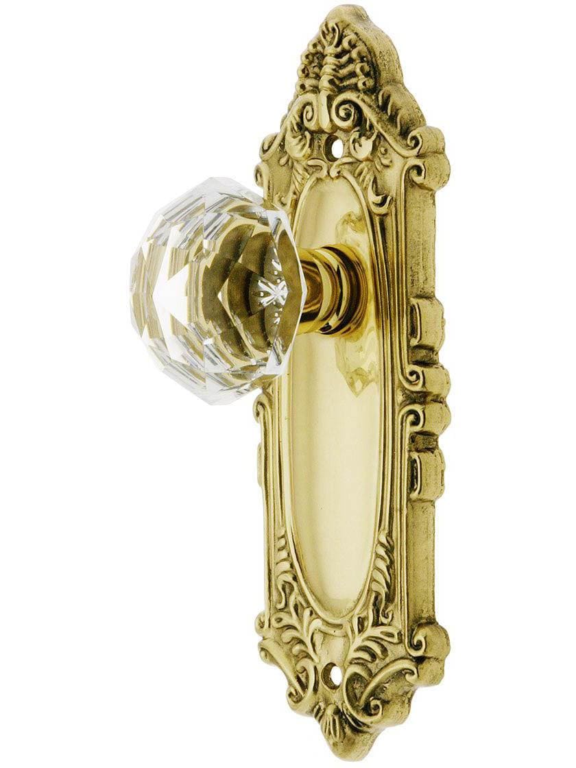 Largo Design Door Set With Diamond Crystal Glass Knobs | House of ...