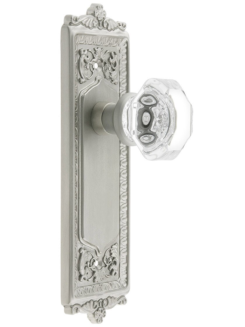 Egg & Dart Style Door Set With Waldorf Crystal Glass Door Knobs | House ...