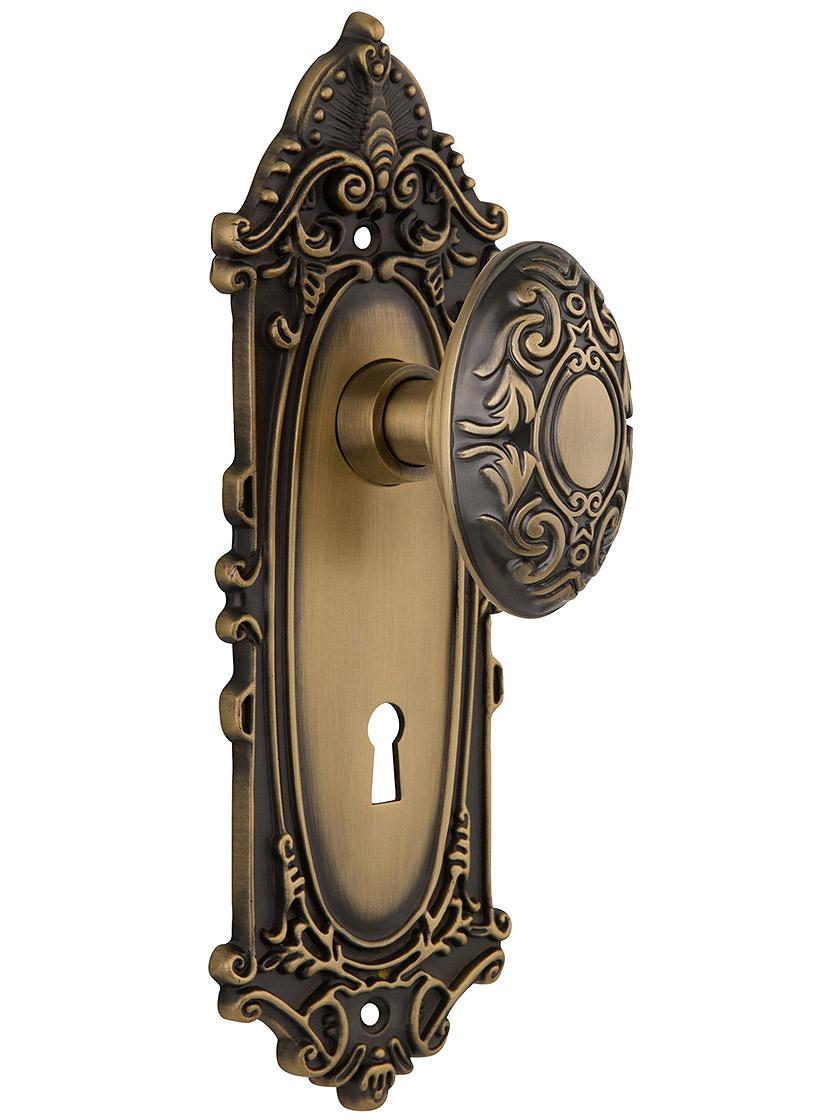 Largo Design Mortise Lock Set with Largo Oval Knobs | House of Antique ...