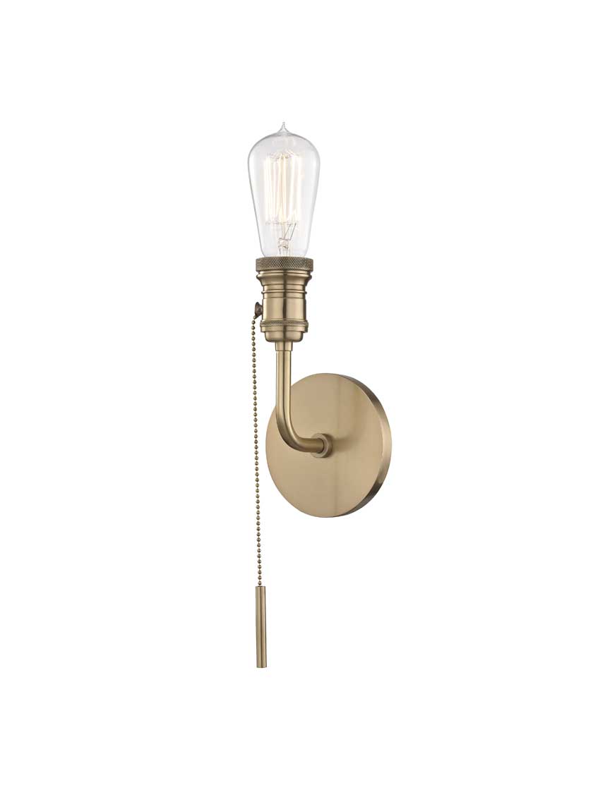 pull string wall sconce