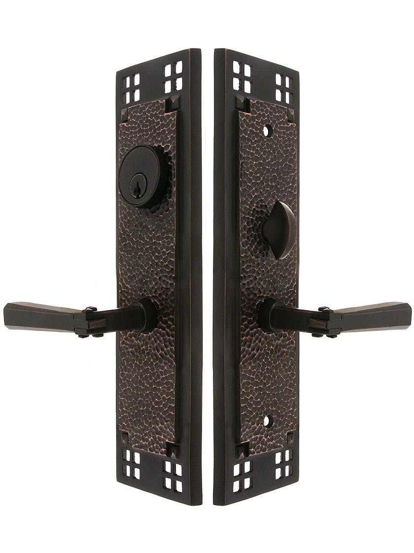 Craftsman Mortise Lock Entryset with Arts and Crafts Levers | House of ...