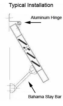 diy bahama shutter hardware